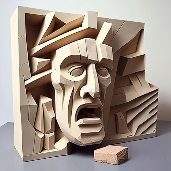 3D модель Филипп Гастон, американский художник. (STL)